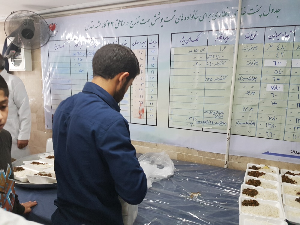افطاری خیرین مهاجر افغانستانی در مشهد&zwnj;مقدس + تصاویر