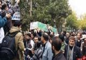 وداع سروآبادی ها با پاسدار شهیدشان