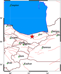 زلزله مازندران را لرزاند + جزئیات