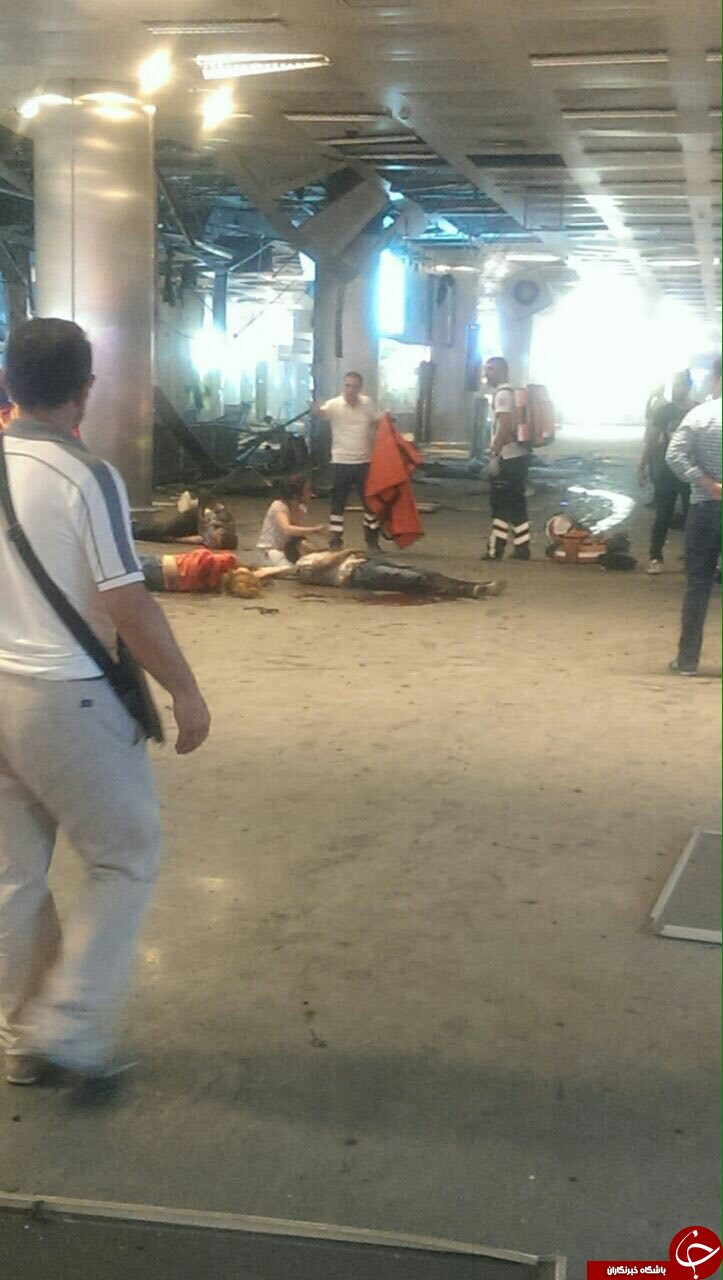انفجار و تیراندازی در فرودگاه آتاتورک استانبول/ دست کم 50 نفر مجروح شدند + فیلم و تصاویر