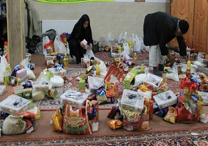 توزیع 2تن مواد غذایی بین خانواده زندانیان آبدانان