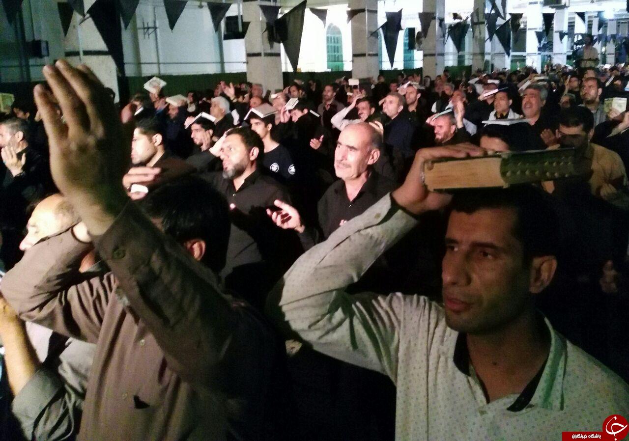 قرآن به سر گرفتن در کرمانشاه + تصاویر