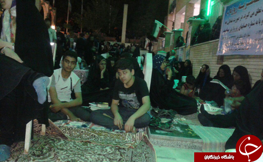 شب قدر در مهدیه صاحب الزمان و گلزار شهدای کرمان+ تصاویر