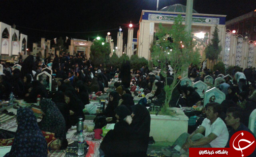 شب قدر در مهدیه صاحب الزمان و گلزار شهدای کرمان+ تصاویر