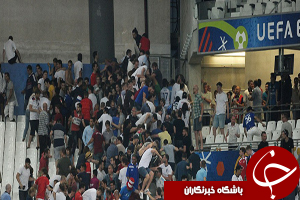 درگیری شدید هواداران فوتبال + فیلم