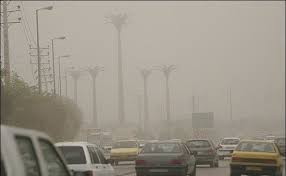 آسمان زاهدان غبارآلود
