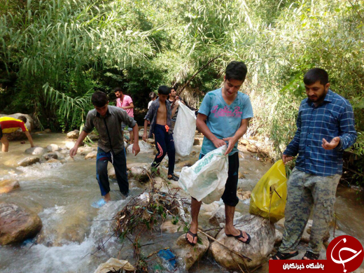 رودخانه رباط شهرستان باغ ملک پاکسازی شد + تصاویر
