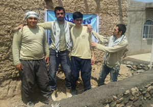 بازسازی منزل یک مستمند با کمک یک گروه جهادی + تصاویر