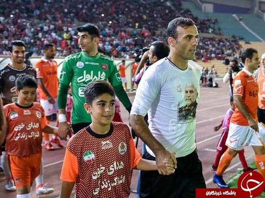 عکس/ کاپیتان پرسپولیس با لباس مدافعان حرم