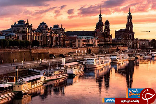 تصاویری از زیباترین شهر آلمان در شب