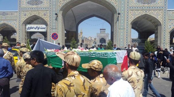 پیکر پاک جانباز دفاع مقدس در مشهد تشییع شد