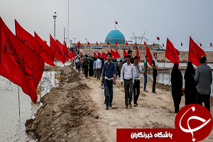 حضور کاروان تراکتورسازی در یادمان شهدای شلمچه + فیلم