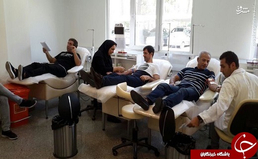 عکس/ اهدای خون توسط 3 پیشکسوت پرسپولیس