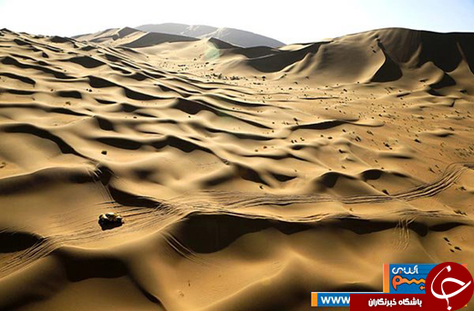 عکس/ نمایی زیبا از رالی راه ابریشم در صحرای مغولستان