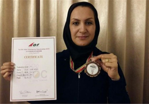 کسب مدال برنز مسابقات آسیایی جهت‌یابی توسط بانوی اصفهانی