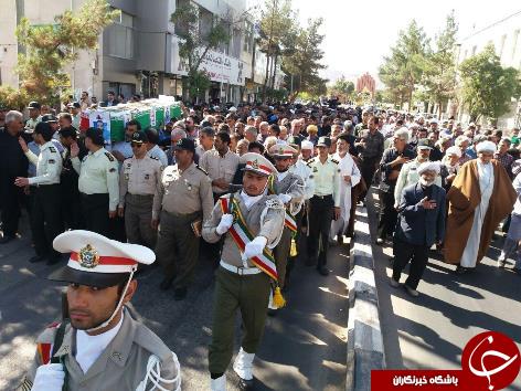 تشییع پیکر جانباز شهید علی جمعه جمعه اسدآباد +تصاویر