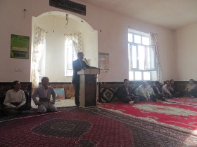 فرماندارشاهین دژدر جمع اهالی روستای بی بی کند