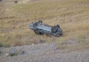 واژگونی خودروی پژو در جاده یاسوج به اصفهان