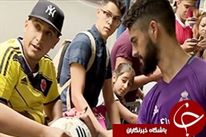 سلفی و امضا هواداران با بازیکنان رئال مادرید + فیلم