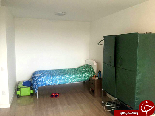 تصاویری از محل اقامت ورزشکاران ایران در دهکده/ امکانات در حد المپیک نیست!