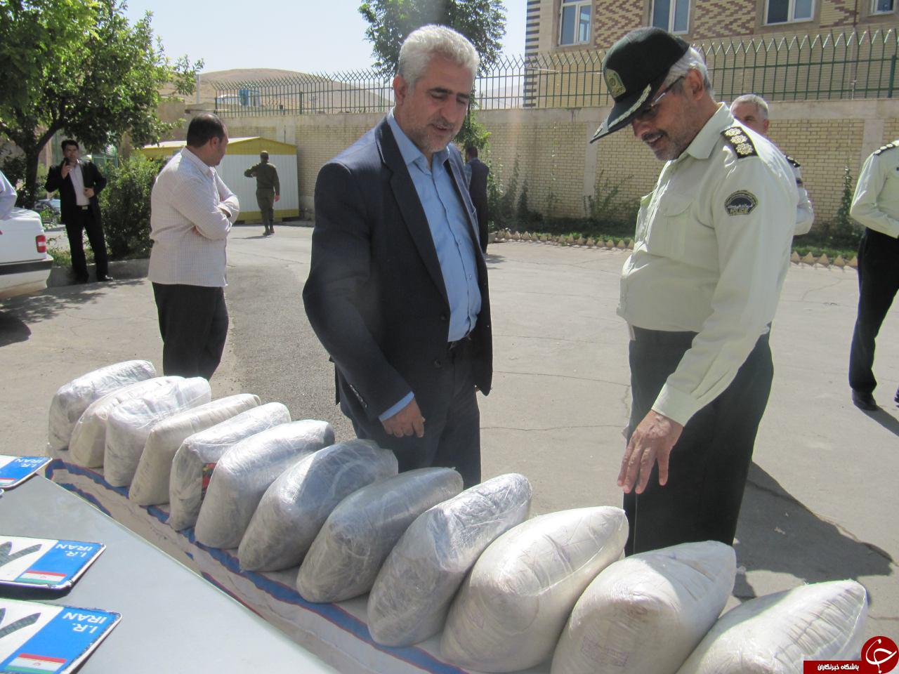 کشف بیش از ۱۸۰ کیلوگرم موادمخدر در نهاوند + تصاویر