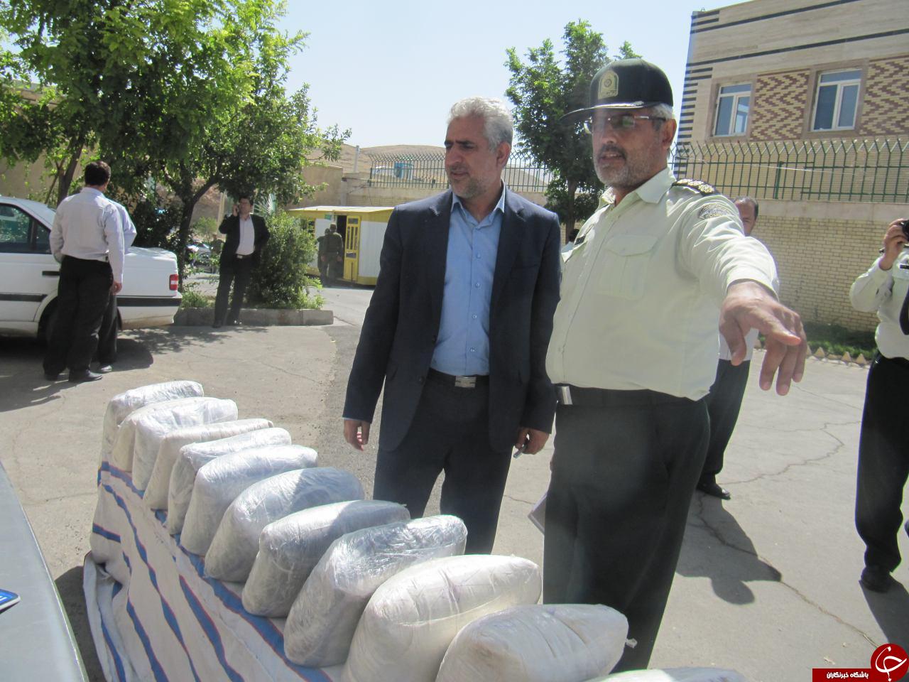 کشف بیش از ۱۸۰ کیلوگرم موادمخدر در نهاوند + تصاویر