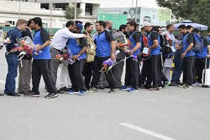 ملی&zwnj;پوشان کرکت کشور با دستان پر به کشور برگشتند