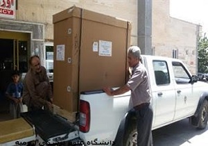 تجهیزبیمارستان پیرانشهر به سونوگرافی کالر داپلر