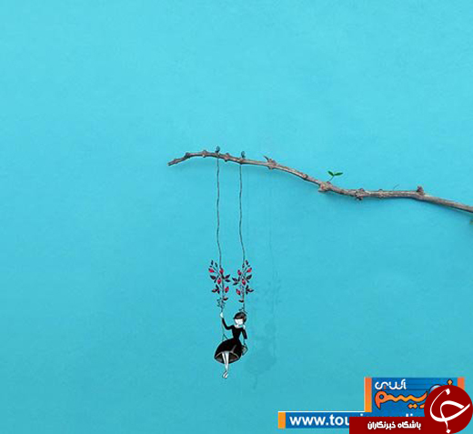 عکس/ تصویرسازی سه بعدی با گل عکس/ تصویرسازی سه بعدی با گل