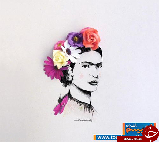 عکس/ تصویرسازی سه بعدی با گل عکس/ تصویرسازی سه بعدی با گل