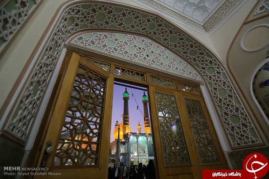 حرم حضرت معصومه(س) در شب میلاد+ تصاویر