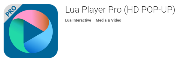 نرم افزار بی نظیر پخش فیلم Lua Player Pro