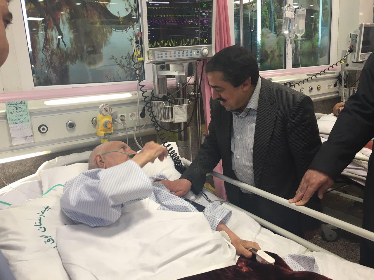 بازيد معاون درمان وزارت بهداشت از بيمارستان خاتم النبيا
