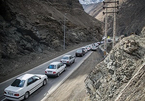 محور تنگه واشی بازگشایی شد/یک طرفه شدن محور کرج- چالوس از جمعه