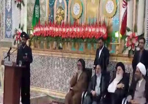 مدیحه&zwnj;سرایی به مناسبت ولادت حضرت معصومه (س) در قم + فیلم