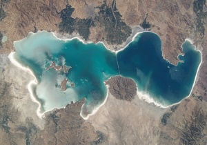 افزایش 55 سانتی متری سطح تراز دریاچه ارومیه