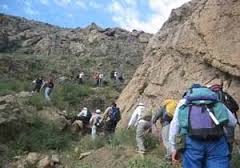 نجات جوان رامهرمزی گرفتار در ارتفاعات کوهستان