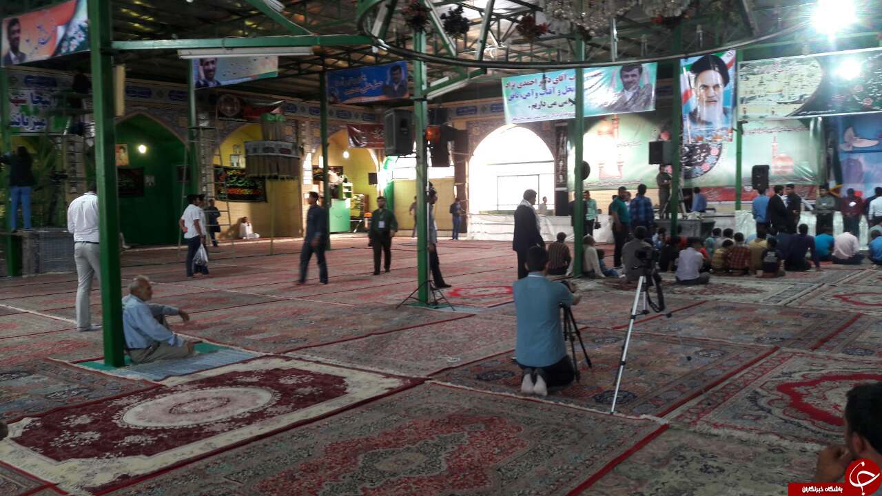 احمدی نژاد، تنها در کویر/ سرمای سکوت در تابستان داغ بافق + تصاویر