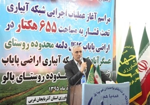 کاهش آب مصرفی در بخش کشاورزی در جهت کمک به احیای دریاچه ارومیه