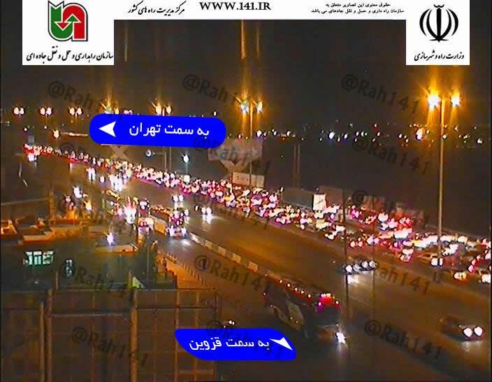 ترافیک سنگین در محور هراز، کندوان و کرج - تهران+تصاویر