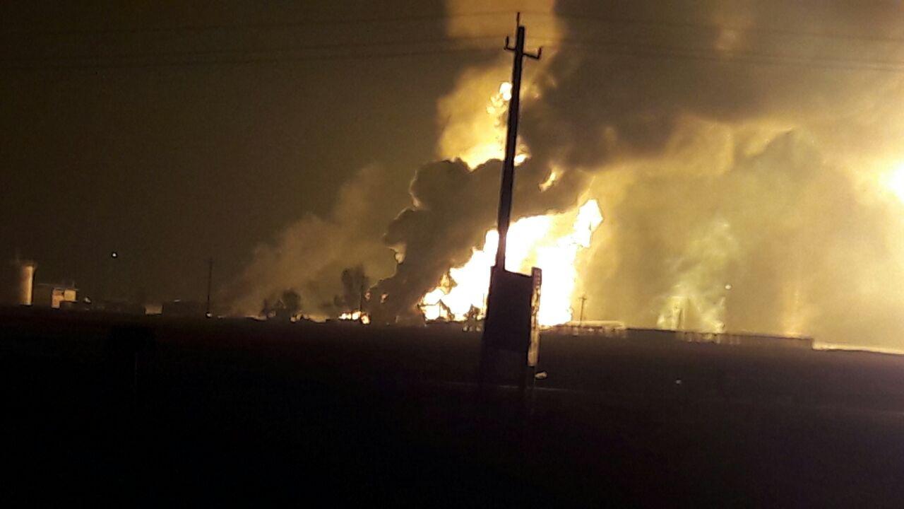 آتش خط لوله 42 اینچ گاز دالان خاموش شد