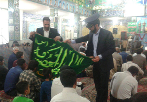 مراسم دعای ندبه با حضور خادمین حضرت معصومه (س) + فیلم و تصاویر