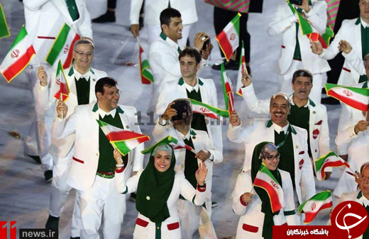 یک استقلالی در رژه کاروان ایران در المپیک +عکس یک استقلالی در رژه کاروان ایران در المپیک +عکس