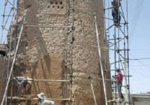 پایان مرمت برج تاریخی اسدخان