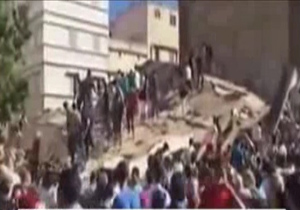 فروريختن ساختمان چهار کشته بر جای گذاشت + فیلم