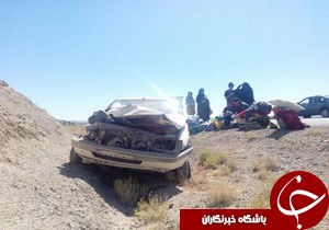 واژگونی پژو 405 در محور طبس&ndash; یزد با 5 مصدوم