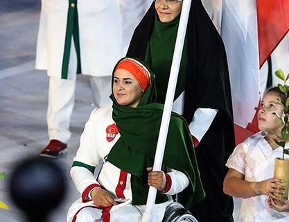 بازتاب پرچمداری زهرا نعمتی در سایت&zwnj;های خارجی