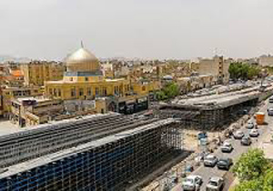 چند روز تا افتتاح تقاطع ۲۵ آبان