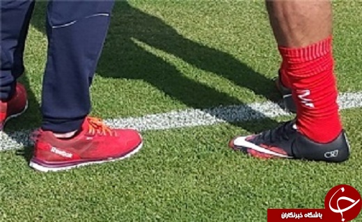 کفش CR۷ برپای طارمی + عکس
