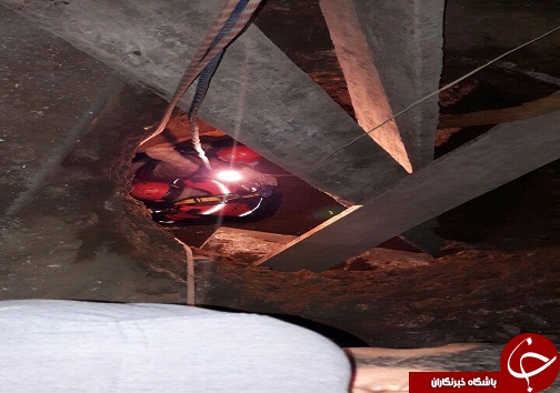 گیر افتادن مقنی در چاه